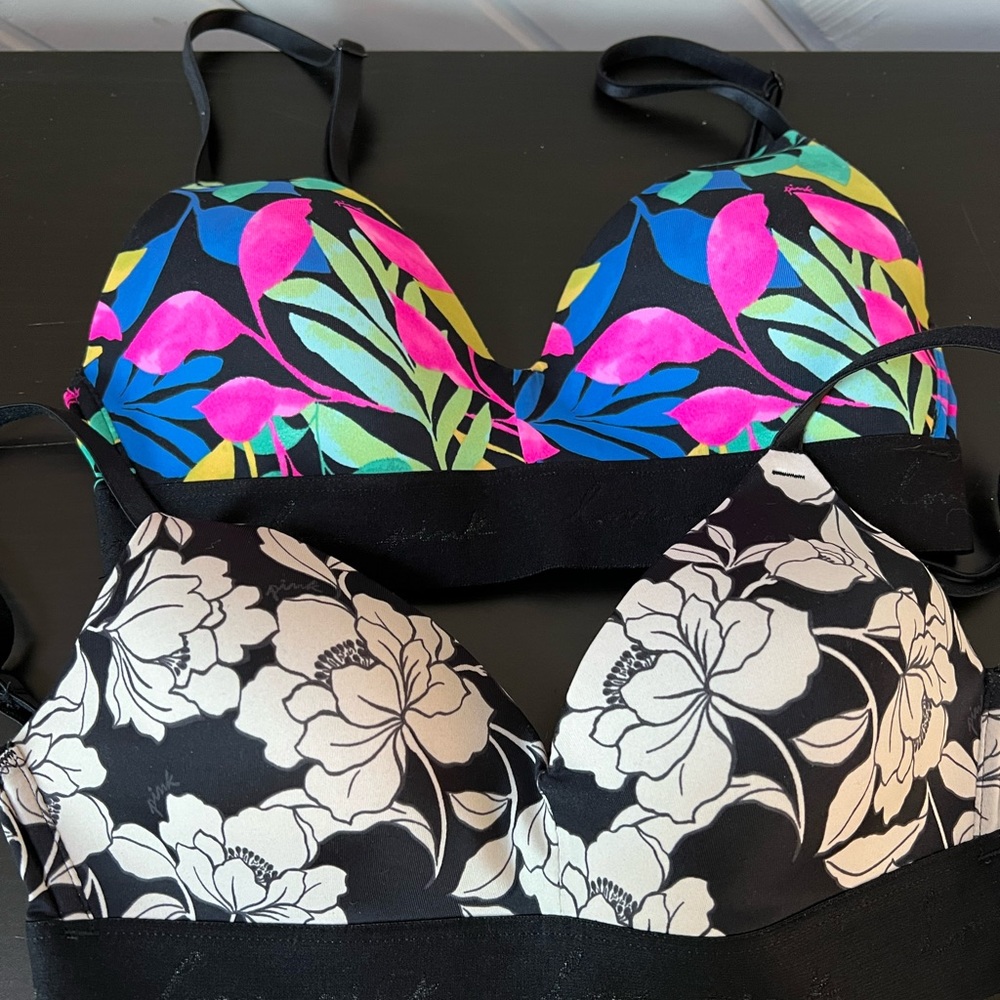 2 PINK By Victoria Secret Wear Everyday Lightly Lined Bras 32B